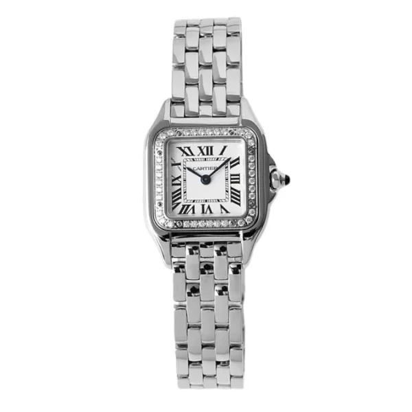 Panthere De Cartier – white dial with Silver Stainless Steel