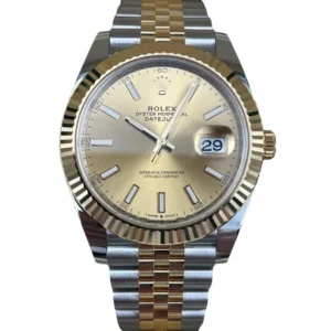 Discover the perfect harmony of gold and steel in the iconic Rolex Datejust 36 watch, a symbol of luxury and style.