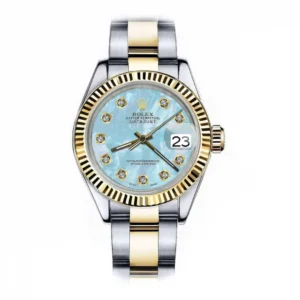 A stylish Rolex Datejust 36mm watch with an oyster bracelet, perfect for any occasion.