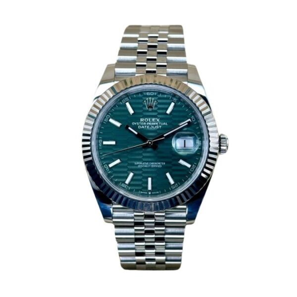 Rolex Datejust 41 Green Motif Dial Watch