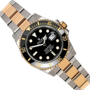 Rolex Submariner Black Dial 36mm steel bracelet watch, a sleek timepiece with a black dial and steel bracelet.