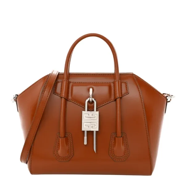 Givenchy Box Calfskin Mini Antigona Lock Bag