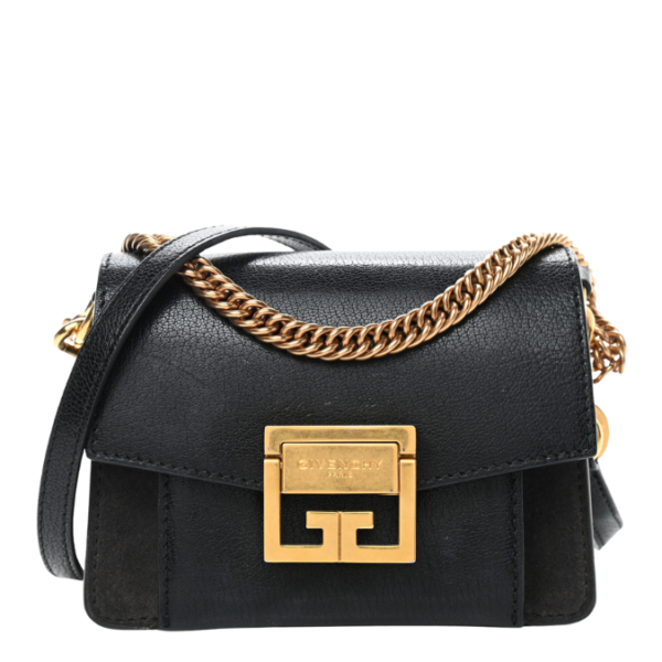 Givenchy Mini GV3 Shoulder Bag | Goatskin Suede