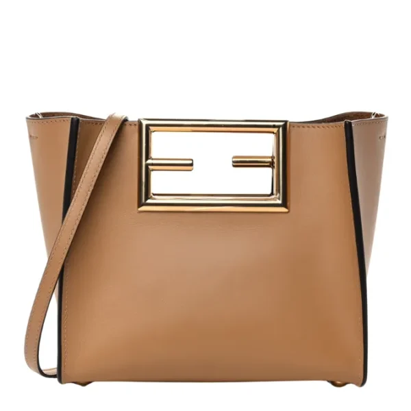 Fendi Way Small Leather Tote Bag