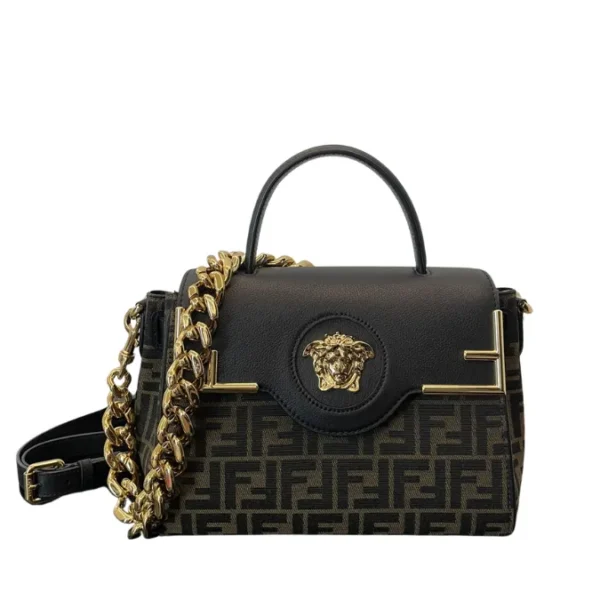 Fendi x Versace Fendace La Medusa Medium Top Handle Handbag