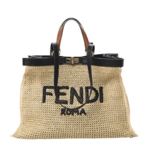 Fendi Raffia Peekaboo