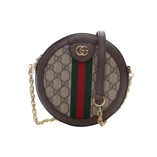 Gucci Ophidia Round Crossbody Bag | GG Supreme Canvas