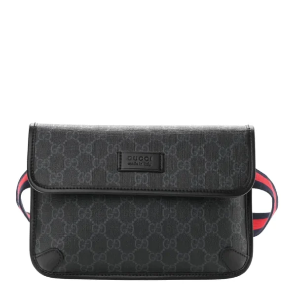 Men’s Gucci Web Belt Bag | GG Supreme Monogram