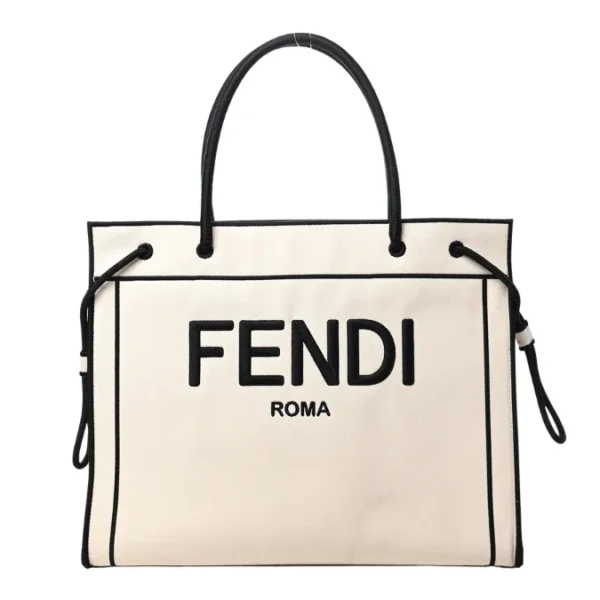 Fendi Roma Mini Canvas Sunshine Tote Bag