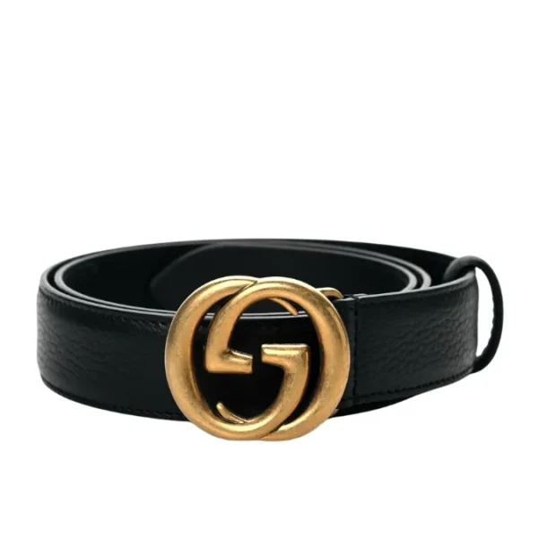 Gucci Black Reversible Interlocking G Belt