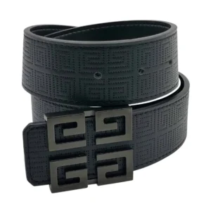 Sleek Givenchy 4G Buckle Belt featuring a modern square buckle, ideal for both casual and formal wear.