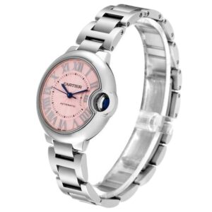 Elegant Cartier Ballon Bleu Pink dial 33mm Watch, a timeless accessory for any occasion.