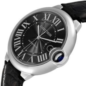 A sleek 42mm Ballon Bleu black dial watch, designed for men.