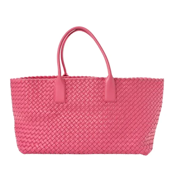 Bottega Veneta Pink Shoulder Cabat Bag