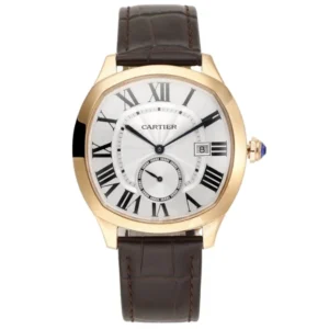 Luxurious Cartier Drive Rose Gold timepiece featuring classic Roman numerals