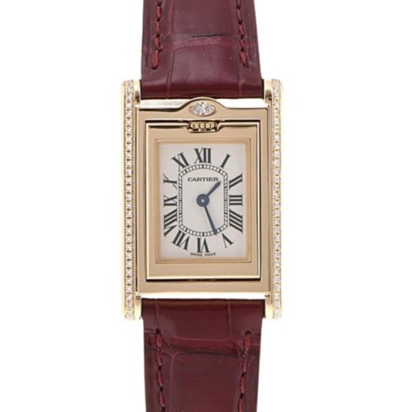 Cartier Tank Platinum And Yellow Gold Watch