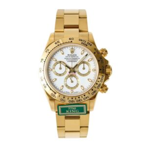 Rolex Daytona White Dial: A sleek and elegant watch with a white dial, perfect for any occasion.
