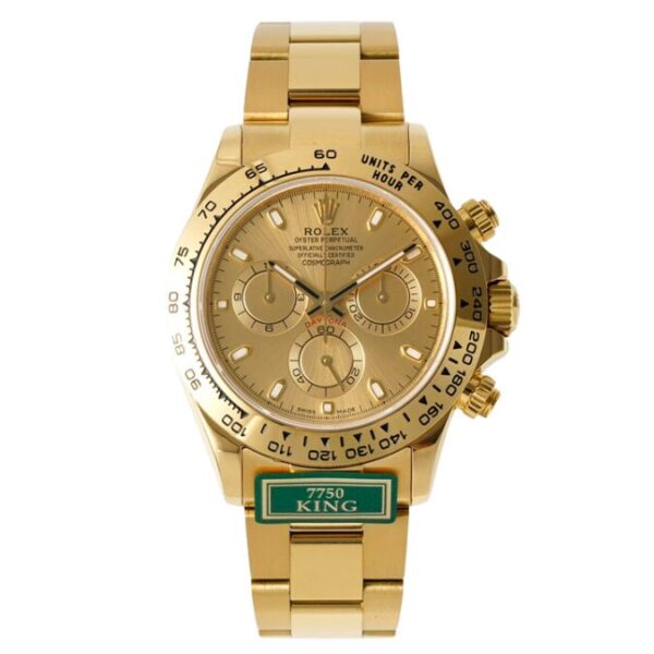 Rolex Daytona Yellow Gold Dial Watch