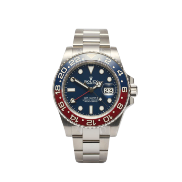 Rolex GMT Master II Pepsi Bezel Blue Dial Watch