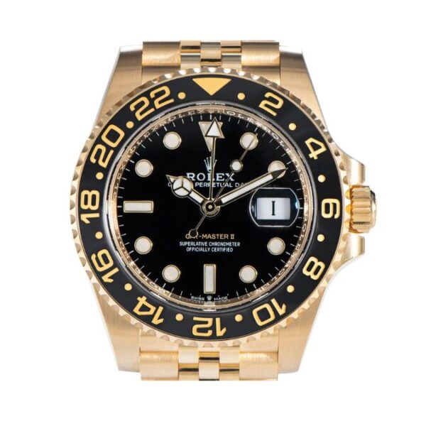 Rolex GMT Master II Yellow Gold Watch