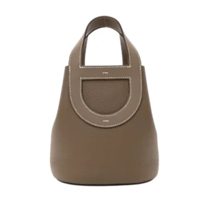 Fashionable Hermes In the Loop 18 purse with white detailing, a must-have accessory.