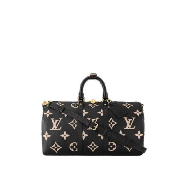 Louis Vuitton Keepall Bandouliere 45 Black Bag