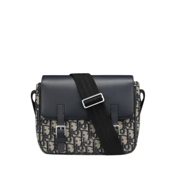 Dior Kids Messenger Bag | Calfskin & Oblique Jacquard