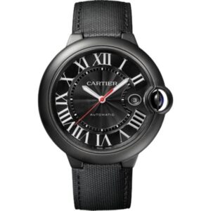 Luxurious Cartier Ballon Bleu Carbon 42mm watch, designed for sophisticated men.