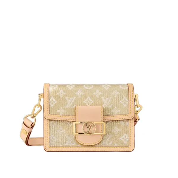 Louis Vuitton Mini Dauphine Bag | Beige Monogram Canvas