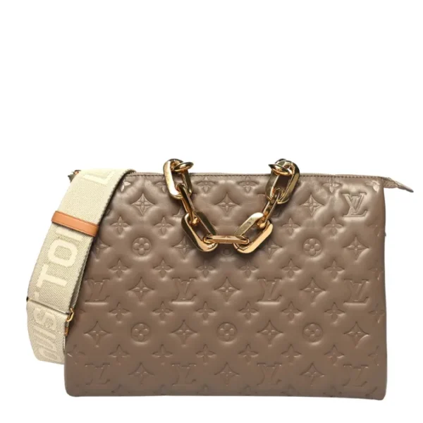 Louis Vuitton Monogram Coussin MM Bag | Lambskin Embossed