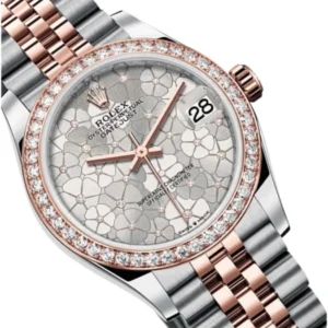Stunning Datejust 31mm watch for women featuring shimmering diamonds, a timeless piece that exudes sophistication.