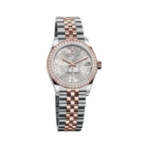 Stunning Datejust 31mm watch for women featuring shimmering diamonds, a timeless piece that exudes sophistication.