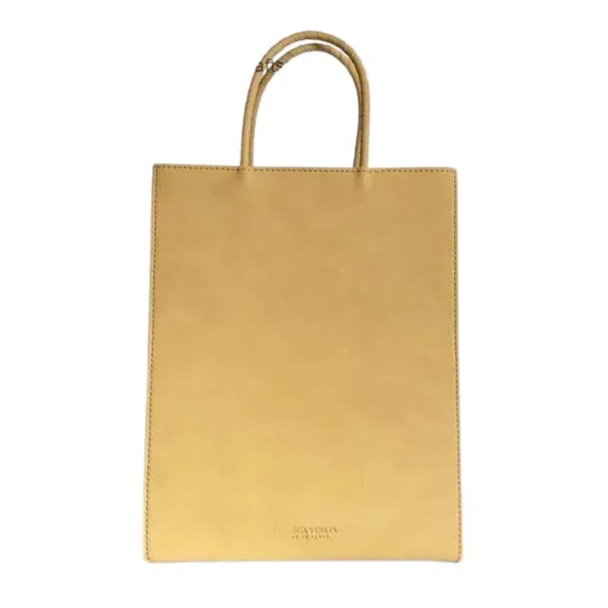 A luxurious BV Paper Leather Bag, perfect for a stylish shopping spree.