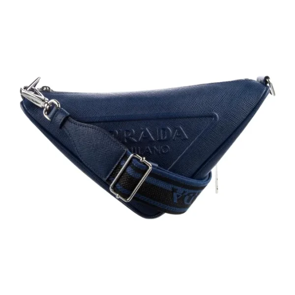 Prada Saffiano Triangle Strap Bag