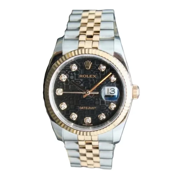 Rolex Datejust Women 36mm Black Dial Watch