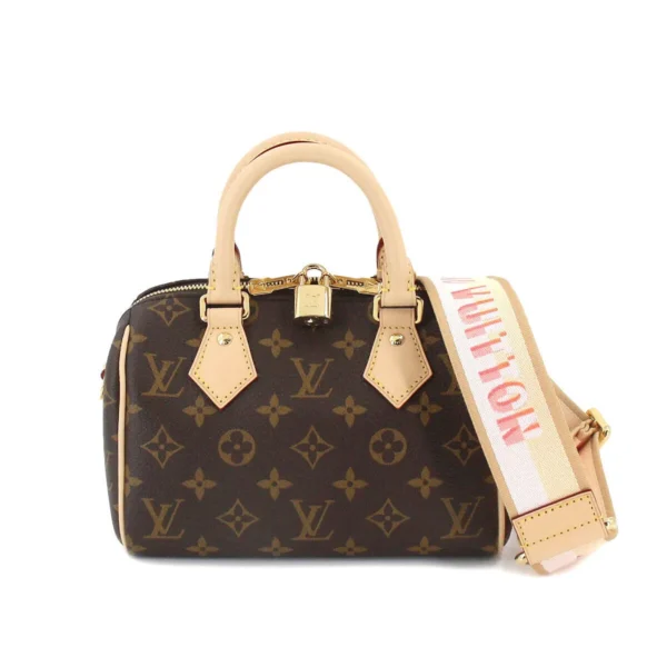 Louis Vuitton Speedy Bandouliere 20 Beige Monogram Bag