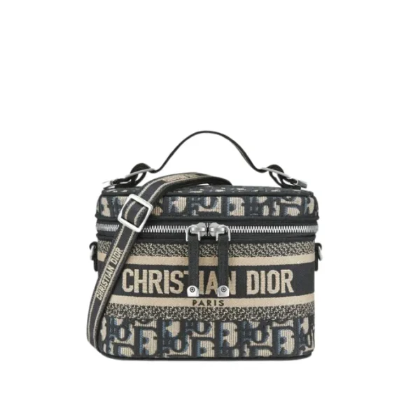 Dior Oblique Blue Travel Vanity Case