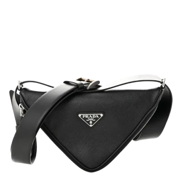 Prada Saffiano Triangle Belt Bag