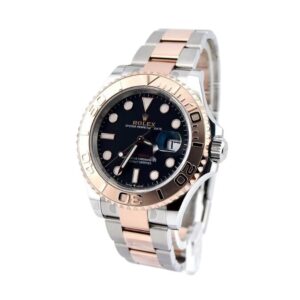 Luxurious Rolex Yacht master - black dial, rose gold and stainless steel timepiece - Yacht Master 40