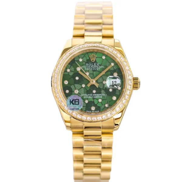 Men’s Rolex Datejust Green Watch, 31mm