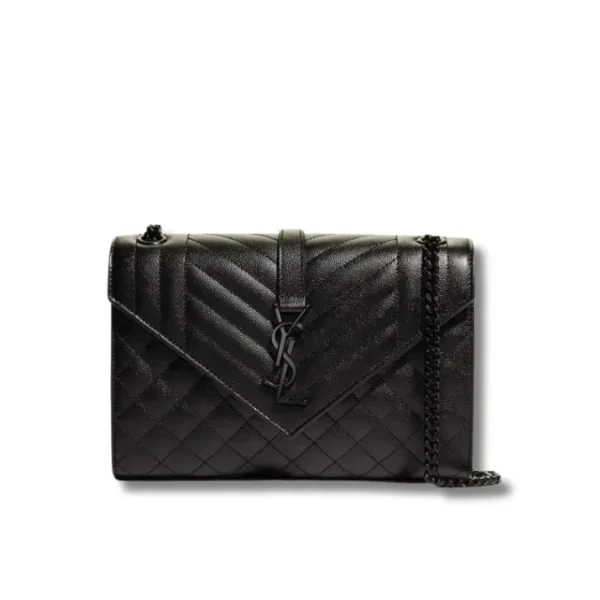 YSL Monogram Envelope Clutch