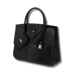A stylish Hermes Birkin 30 Sellier leather handbag with two compartments, perfect for organizing your essentials in style.