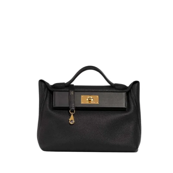 Hermes Mini 24/24 Togo Leather Top Handle Bag