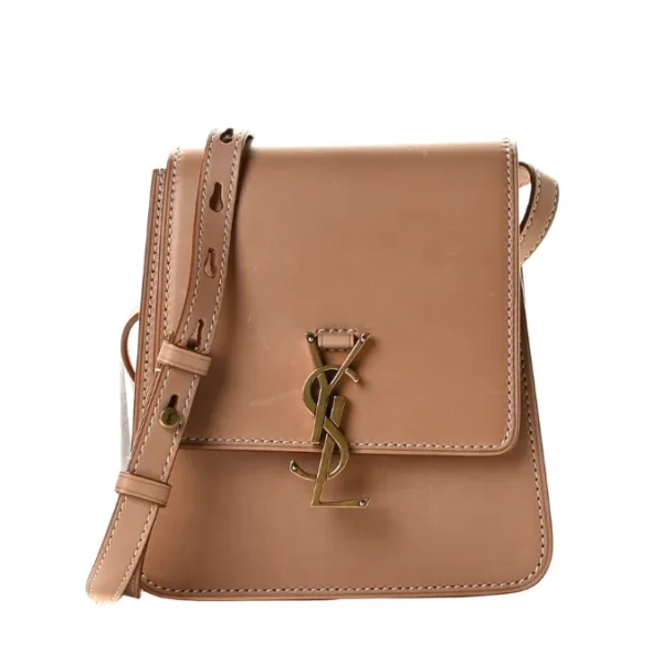 Saint Laurent Kaia Brown Satchel Bag