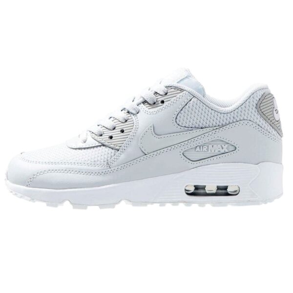 Air Max 90 Mesh GS  Triple White