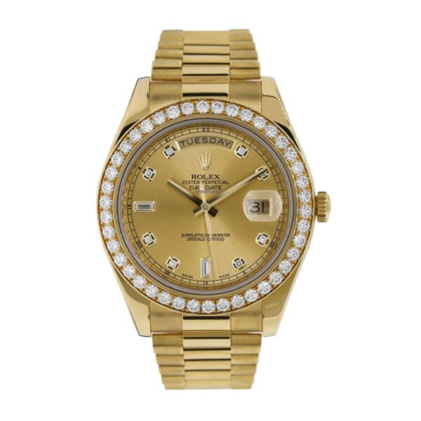 Rolex Day-Date Diamonds Gold